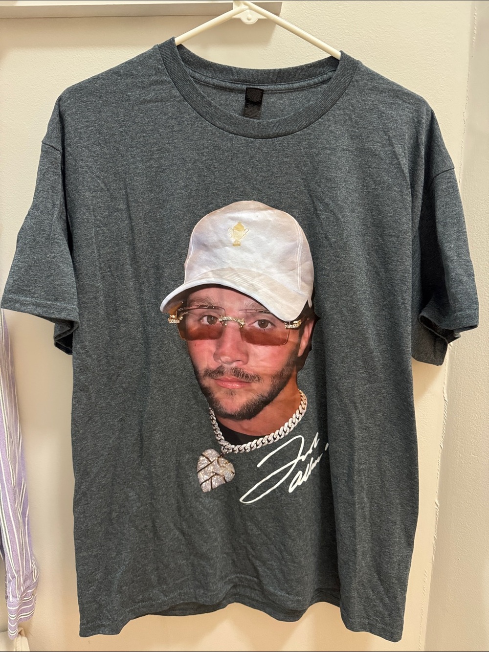 Josh Allen Grat Graphic Men’s T-Shirt with Portrait Print
